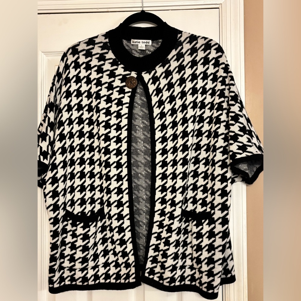 Katie Todd cardigan sweater, size large